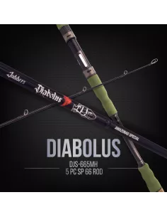 Canne spinning voyage Diabolus 10-56gr 1m98 Jabbers